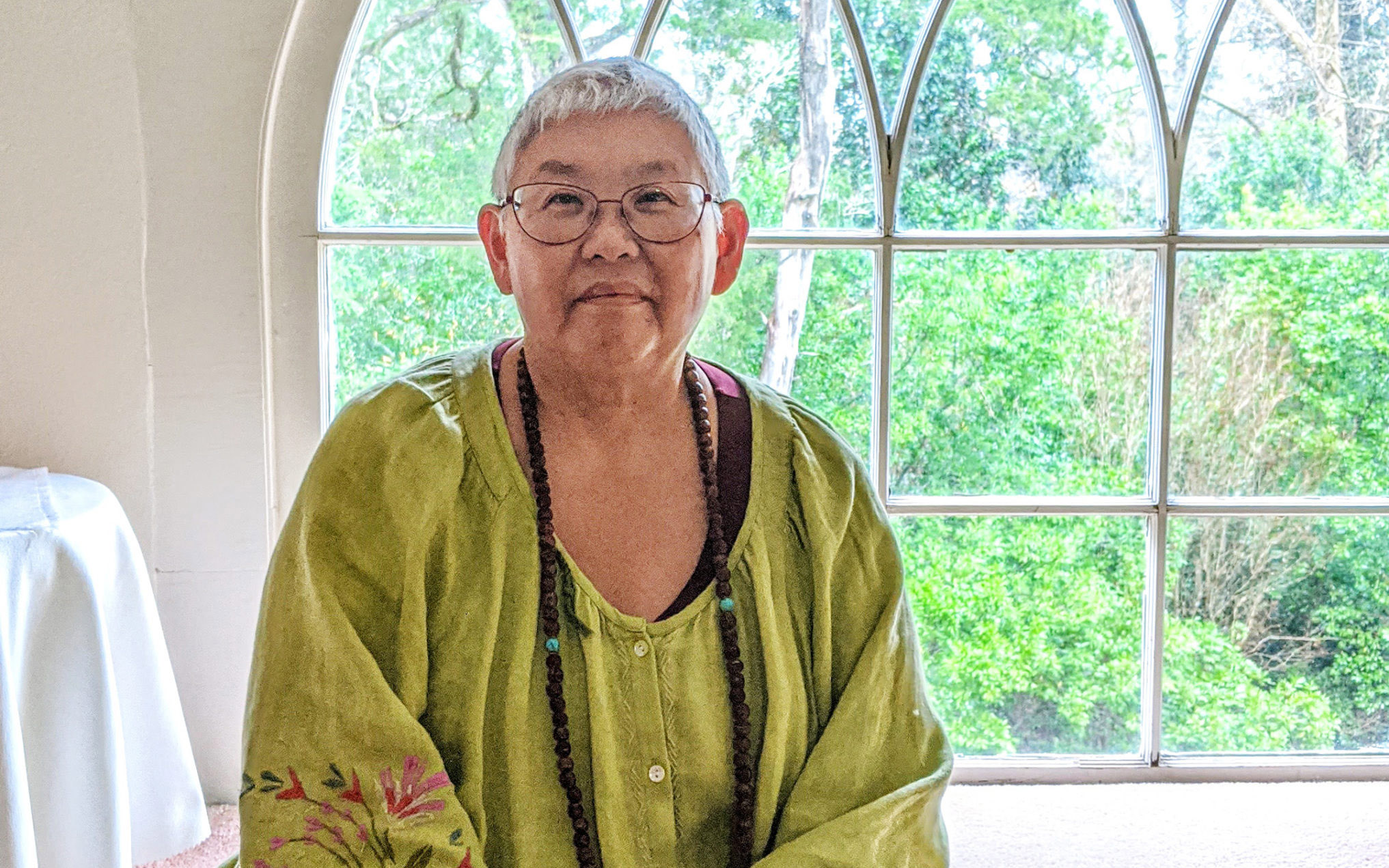 Portrait of Mushim Ikeda.