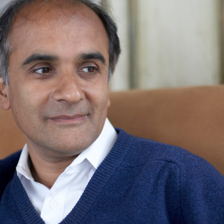 A photograph of the author Pico Iyer