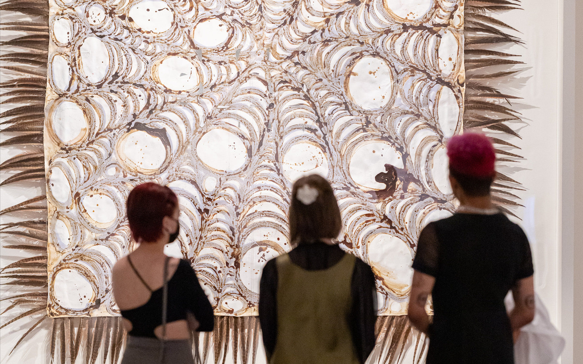 Member Opening Night for Carlos Villa: Worlds in Collision, Jun 17, 2022. Photograph by Katelyn Tucker. Courtesy of Asian Art Museum.