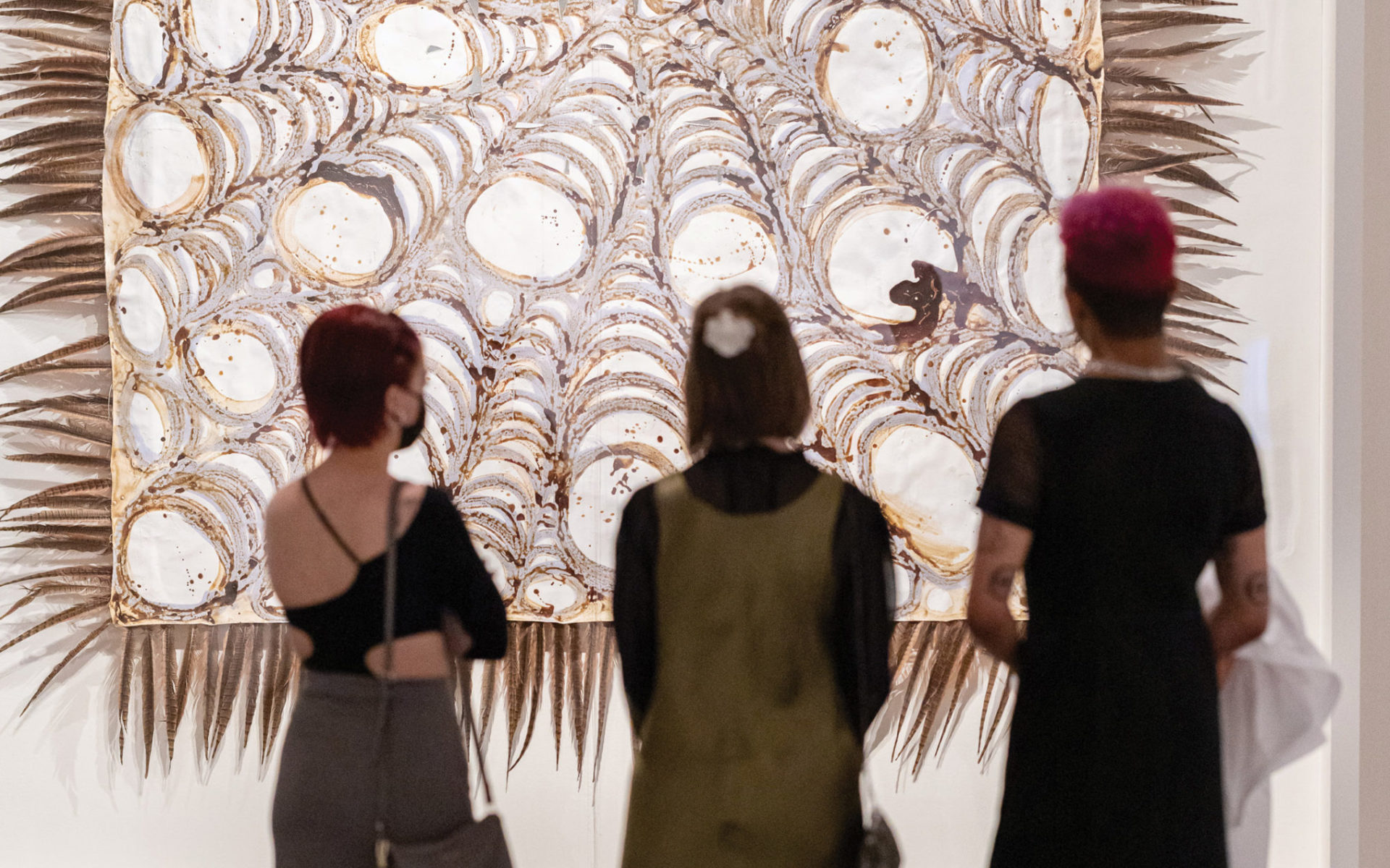 Member Opening Night for Carlos Villa: Worlds in Collision, Jun 17, 2022. Photograph by Katelyn Tucker. Courtesy of Asian Art Museum.